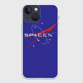 Чехол для iPhone 13 mini с принтом Space X в Екатеринбурге,  |  | american | company | emblem | logo | manufacturer | sign | space technology | space x | suborbital flight | американская | знак | компания | космическая техника | логотип | производитель | суборбитальные полеты | эмблема