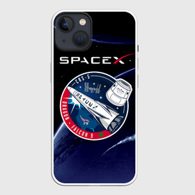 Чехол для iPhone 13 с принтом Space X в Екатеринбурге,  |  | american | company | log | manufacturer | space technology | space x | suborbital flights | американская | звезды | земля | знак | компания | космическая техника | космос | логотип | небо | производитель | ракета | спутник | суборбитальные 