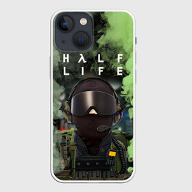 Чехол для iPhone 13 mini с принтом Opposing Force | Half Life (+спина) в Екатеринбурге,  |  | aperture laboratories | black mesa | half life | logo | opposing force | valve | блэк меса | вэлв | лого | логотип | халф лайф
