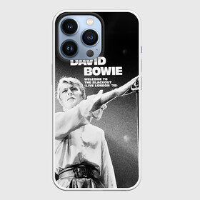 Чехол для iPhone 13 Pro с принтом Welcome to the Blackout   David Bowie в Екатеринбурге,  |  | david bowie | альтернативный | арт | боуи | глэм | девид | джаз | дэвед | дэвид | музыка | музыкант | певец | поп | психоделический | рок | соул | хард | экспериментальный | электронная | эмбиент