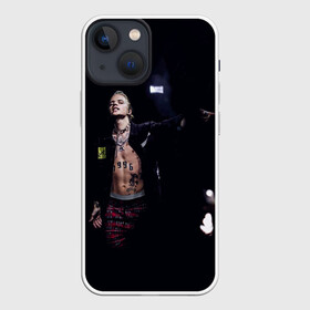 Чехол для iPhone 13 mini с принтом Фараон на концерте в Екатеринбурге,  |  | Тематика изображения на принте: dead dynasty | hip hop | pharaon | rap | rep | глеб голубин | исполнители | исполнитель | музыка | реп | фара | фараон
