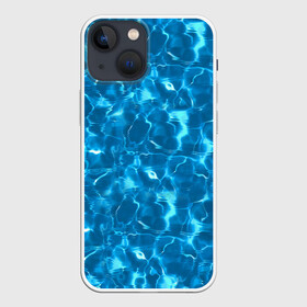 Чехол для iPhone 13 mini с принтом Текстура Воды (Море) в Екатеринбурге,  |  | blue | ocean | pool | sea | бассейн | вода | волны | лето | море | океан | текстура | узоры