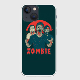 Чехол для iPhone 13 mini с принтом Zombie в Екатеринбурге,  |  | halloween | holiday | pumpkin | samayn | vampire | zombie | вампир | ведьма | вечеринка | день всех святых | зомби | карнавал | маскарад | мертвец | оборотень | привидение | самайн | светильник джека | страшный джек | труп