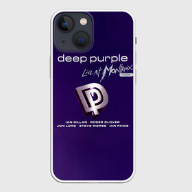 Чехол для iPhone 13 mini с принтом Deep Purple   Live at Montreux 1996 в Екатеринбурге,  |  | deep purple | альбом | гловер | группа | дееп | деп | ди | дип перпл | диперпл | дипперпл | иэн гиллан | иэн пэйс | лого | логотип | метал | морс | пепл | прогрессивный | психоделический | рок | символ | хард