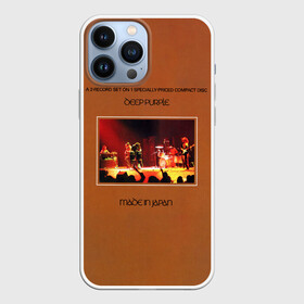 Чехол для iPhone 13 Pro Max с принтом Made in Japan   Deep Purple в Екатеринбурге,  |  | deep purple | альбом | гловер | группа | дееп | деп | ди | дип перпл | диперпл | дипперпл | иэн гиллан | иэн пэйс | лого | логотип | метал | морс | пепл | прогрессивный | психоделический | рок | символ | хард