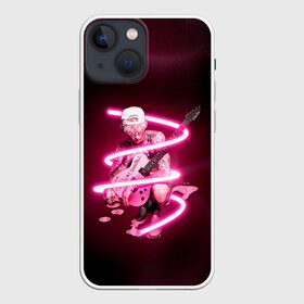 Чехол для iPhone 13 mini с принтом Pink MGK в Екатеринбурге,  |  | Тематика изображения на принте: hip hop | machine gun kelly | mgk | rap | rep | исполнители | исполнитель | колсон бэйкер | машин ган келли | музыка | реп