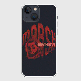 Чехол для iPhone 13 mini с принтом Marsh в Екатеринбурге,  |  | eminem | hip hop | rap | rep | исполнители | исполнитель | маршал мэтерс | музыка | реп | эминем | эминэм