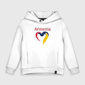 Детское худи Oversize хлопок с принтом Armenia Heart в Екатеринбурге, френч-терри — 70% хлопок, 30% полиэстер. Мягкий теплый начес внутри —100% хлопок | боковые карманы, эластичные манжеты и нижняя кромка, капюшон на магнитной кнопке | armenia | heart | арарат | армения | армяне | армянин | арцах | город | горы | ереван | кавказ | карта | народ | орёл | путешествие | саркисян | сердце | ссср | страна | турист | флаг