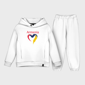 Детский костюм хлопок Oversize с принтом Armenia Heart в Екатеринбурге,  |  | armenia | heart | арарат | армения | армяне | армянин | арцах | город | горы | ереван | кавказ | карта | народ | орёл | путешествие | саркисян | сердце | ссср | страна | турист | флаг