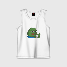 Детская майка хлопок с принтом pepe, pepe love, пепе лов в Екатеринбурге,  |  | frog pepe | happy | happy new year | mem | meme | peepo | pepe | pepe love | pepelove | twitch | лове | лягушка пепе | лягушонок | лягушонок пепе | пепе лов