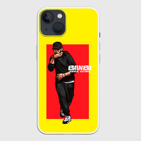 Чехол для iPhone 13 с принтом Стильный Эминем в Екатеринбурге,  |  | eminem | hip hop | rap | rep | исполнители | исполнитель | маршал мэтерс | музыка | реп | эминем | эминэм