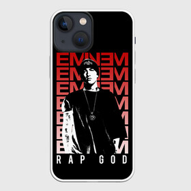 Чехол для iPhone 13 mini с принтом Рэп бог в Екатеринбурге,  |  | eminem | hip hop | rap | rep | исполнители | исполнитель | маршал мэтерс | музыка | реп | эминем | эминэм