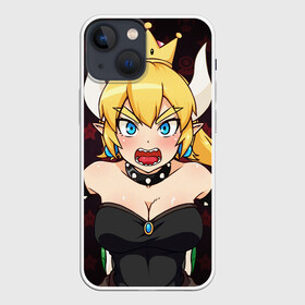 Чехол для iPhone 13 mini с принтом EX Bowsette в Екатеринбурге,  |  | bowsette | mario | nintendo | princess | баузета | марио | нинтендо