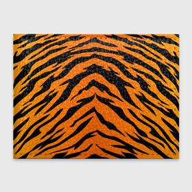 Обложка для студенческого билета с принтом Шкура тигра в Екатеринбурге, натуральная кожа | Размер: 11*8 см; Печать на всей внешней стороне | 2022 | tiger | животное | полосатый | полоски | полосы | тигр | хищник