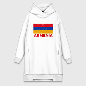 Платье-худи хлопок с принтом Armenia Flag в Екатеринбурге,  |  | armenia | арарат | армения | армяне | армянин | арцах | город | горы | ереван | кавказ | карта | народ | орёл | путешествие | саркисян | ссср | страна | турист | флаг