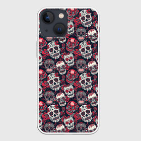 Чехол для iPhone 13 mini с принтом Halloween в Екатеринбурге,  |  | halloween | holiday | vampire | zombie | вампир | ведьма | вечеринка | день всех святых | день мёртвых | зомби | карнавал | маскарад | мертвец | оборотень | привидение | самайн | светильник джека | страшный джек