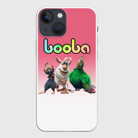 Чехол для iPhone 13 mini с принтом БУБА С ДРУЗЬЯМИ | BOOBA (Z) в Екатеринбурге,  |  | baby | booba | buba | gnom | буба | гном | гномик | детям | для ребенка | мультик | ребенку