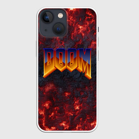 Чехол для iPhone 13 mini с принтом DOOM | ДУМ (Z) в Екатеринбурге,  |  | doom | doom eternal | doom slayer | hell | slayer | ад | вега | демоны | дум | икона греха | какодемон | манкубус | элементаль боли