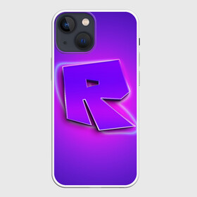 Чехол для iPhone 13 mini с принтом ROBLOX NEON LOGO | РОБЛОКС в Екатеринбурге,  |  | neon | roblox | игра | компьютерная игра | логотип | неон | онлайн | онлайн игра | роблакс | роблокс
