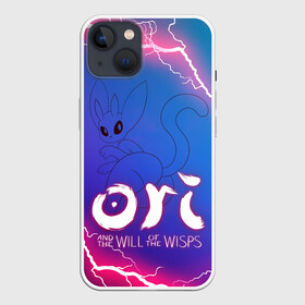 Чехол для iPhone 13 с принтом Ori | 18+ в Екатеринбурге,  |  | moon studios | ori and the will of the wisps | блуждающий огонек | блуждающий огонь | дух ори | ку | ори и блуждающие огоньки | сеир