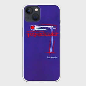 Чехол для iPhone 13 с принтом Deep Purple   Purpendicular в Екатеринбурге,  |  | deep purple | альбом | гловер | группа | дееп | деп | ди | дип перпл | диперпл | дипперпл | иэн гиллан | иэн пэйс | лого | логотип | метал | морс | пепл | прогрессивный | психоделический | рок | символ | хард