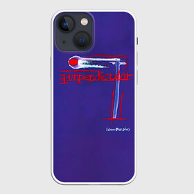 Чехол для iPhone 13 mini с принтом Deep Purple   Purpendicular в Екатеринбурге,  |  | deep purple | альбом | гловер | группа | дееп | деп | ди | дип перпл | диперпл | дипперпл | иэн гиллан | иэн пэйс | лого | логотип | метал | морс | пепл | прогрессивный | психоделический | рок | символ | хард
