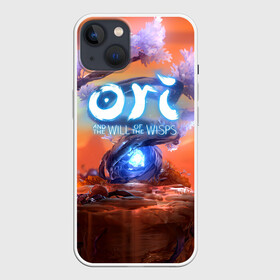 Чехол для iPhone 13 с принтом Ori and the Will of the Wisps | Ори и Блуждающие огоньки в Екатеринбурге,  |  | moon studios | ori and the will of the wisps | блуждающий огонек | блуждающий огонь | дух ори | ку | ори и блуждающие огоньки | сеир