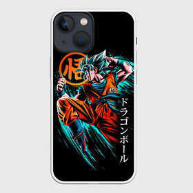 Чехол для iPhone 13 mini с принтом Сон Гоку, Dragon Ball в Екатеринбурге,  |  | Тематика изображения на принте: anime | dragon ball | dragon ball z | goku | аниме | драконий жемчуг | жемчуг дракона | манга | сайян | сон гоку