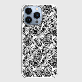 Чехол для iPhone 13 Pro с принтом Злые Гориллы   Паттерн в Екатеринбурге,  |  | africa | afrika | angry | ape | apes | black white | gorilla | gorillas | gorillaz | hip hop | monkey | pattern | raging | sketch | африка | африканский узор | злые обезьяны | мартышка | примат | приматы | рисунок | рисунок карандашом | скетч | узор | хип