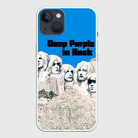 Чехол для iPhone 13 с принтом Deep Purple in Rock в Екатеринбурге,  |  | deep purple | альбом | гловер | группа | дееп | деп | ди | дип перпл | диперпл | дипперпл | иэн гиллан | иэн пэйс | лого | логотип | метал | морс | пепл | прогрессивный | психоделический | рок | символ | хард