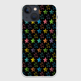 Чехол для iPhone 13 mini с принтом Парад звезд в Екатеринбурге,  |  | звезда | палитра | паттерн | планеты | созвездие
