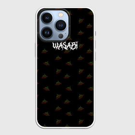 Чехол для iPhone 13 Pro с принтом Wasabi Gothic в Екатеринбурге,  |  | black | blackletter | core | gothic | japan | lettering | metal | wasabi | white | белое | васаби | готика | готические надписи | леттеринг | леттеринг надписи | модно | роллы | современные | суши | узоры | черное | япония