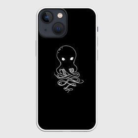 Чехол для iPhone 13 mini с принтом Small Octopus в Екатеринбурге,  |  | draw | drawing | octopus | карандаш | милашка | море | морские обитатели | октопус | осьминог | осьминожка | рисунок | рисунок карандашом | рыба
