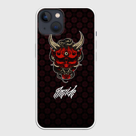 Чехол для iPhone 13 с принтом Beast Inside в Екатеринбурге,  |  | dragon | inside | japan | lettering | samurai | snake | дракон | змеи | самурай | япония