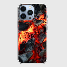 Чехол для iPhone 13 Pro с принтом Древесные угли в Екатеринбурге,  |  | ash | bonfire | coals | fire | heat | nature | smoldering | tourism | woody | древесные | жар | костер | огонь | пепел | природа | тлеющие | туризм | угли