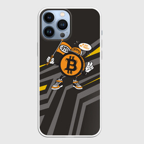 Чехол для iPhone 13 Pro Max с принтом BTC монета в Екатеринбурге,  |  | bitcoin | btc | альткоин | альты | биткоин | биток | бтс | бтц | крипта | криптовалюта