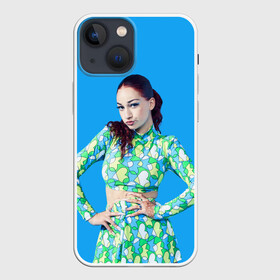 Чехол для iPhone 13 mini с принтом Bhad babie blue в Екатеринбурге,  |  | bhad bhabie | danielle bregoli | hip hop | rap | rep | бхад бхайби | даниэлла бреголи | исполнители | исполнитель | музыка | реп