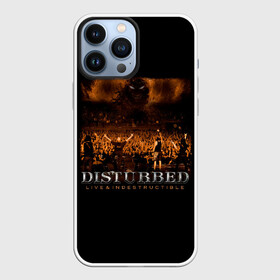 Чехол для iPhone 13 Pro Max с принтом Live  Indestructible в Екатеринбурге,  |  | disturbed | альтернативный | встревоженные | группа | джон мойер | дистербд | дистербед | дэвид дрейман | дэн дониган | майк венгрен | метал | ню | нюметал | рок | хеви | хевиметал