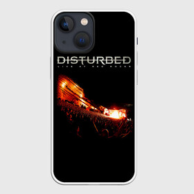 Чехол для iPhone 13 mini с принтом Live at Red Rocks   Disturbed в Екатеринбурге,  |  | disturbed | альтернативный | встревоженные | группа | джон мойер | дистербд | дистербед | дэвид дрейман | дэн дониган | майк венгрен | метал | ню | нюметал | рок | хеви | хевиметал