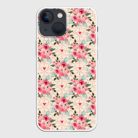 Чехол для iPhone 13 mini с принтом полевые цветочки в Екатеринбурге,  |  | весна | девушкам | лето | розы | цветочки | цветы