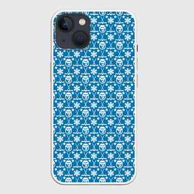 Чехол для iPhone 13 с принтом Snowman. Hockey. в Екатеринбурге,  |  | christmas | новый год | рождество | снеговик | хоккей