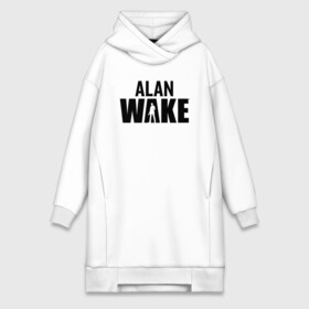 Платье-худи хлопок с принтом Alan Wake  Алан Уэйк в Екатеринбурге,  |  | alan wake | алан уэйк | игра | экшен триллер