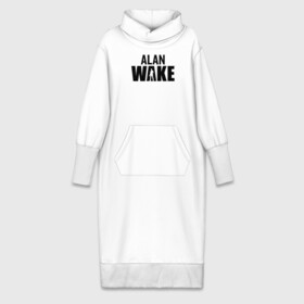 Платье удлиненное хлопок с принтом Alan Wake  Алан Уэйк в Екатеринбурге,  |  | alan wake | алан уэйк | игра | экшен триллер