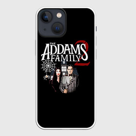 Чехол для iPhone 13 mini с принтом Адамсы в Екатеринбурге,  |  | halloween | the addams family 2 | адамсы | гомес | горящий тур | мартиша | мультфильм | семейка аддамс | ужасы | хэллоуин