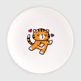 Тарелка с принтом влюбленный тигр в Екатеринбурге, фарфор | диаметр - 210 мм
диаметр для нанесения принта - 120 мм | Тематика изображения на принте: 2022 | год тигра | новый год | новый год 2022 | символ года | тигр | тигренок | тигрица | тигры