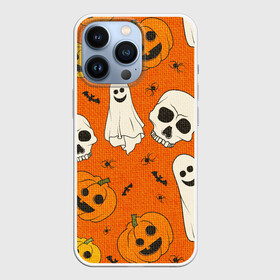 Чехол для iPhone 13 Pro с принтом УЖАСТИКИ НА ВЯЗАНКЕ в Екатеринбурге,  |  | bundle | ghost | ghosts | halloween | haloween | knitting | pumpkin | skull | skulls | spider | spiders | вязанка | паук | пауки | призрак | призраки | тыква | хеллоин | хеллоуин | хелоин | хелоуин | хэллоин | хэллоуин | хэлоин | хэлоуин | 