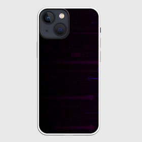 Чехол для iPhone 13 mini с принтом Технометрия в Екатеринбурге,  |  | атмосфера | геометрия | математика | пурпур | фиолетовый