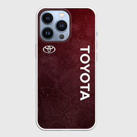 Чехол для iPhone 13 Pro с принтом TOYOTA | RED GRUNGE в Екатеринбурге,  |  | 2021 | auto | red grunge | sport | toyota | авто | автомобиль | автомобильные | бренд | марка | машины | спорт | тоета | тойота