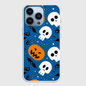 Чехол для iPhone 13 Pro с принтом ЧЕРЕПА И ТЫКВЫ | HALLOWEEN в Екатеринбурге,  |  | halloween | haloween | pumpkin | skull | скелет | тыква | хеллоин | хеллоуин | хелоин | хелоуин | хэллоин | хэллоуин | хэлоин | хэлоуин