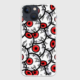 Чехол для iPhone 13 mini с принтом HALLOWEEN EYES   ХЕЛЛОУИН ГЛАЗА в Екатеринбурге,  |  | bats | bones | eye | ghost | halloween | pumpkin | skull | аниме | глаза | кости | летучие мыши | манго | приведение | призрак | скелет | тыква | хеллоуин | хоррор | хэллоуин